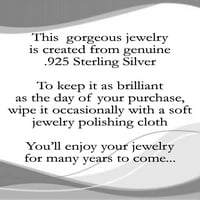 Sterling Silver Rodijumski Obloženi Tačkasti Prsten Za Uvijanje