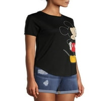 Mickey Mouse Juniors' Scoop Neck T-Shirt