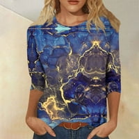 Huachen ruhove majice za žene Ljeto Slatke grafičke grafike za grafike Cluse Casual plus veličina osnovnih