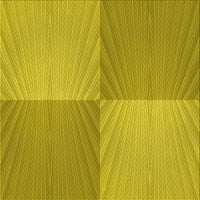 Ahgly Company u zatvorenom kvadratu uzorke tamno zlatne šipke smeđe prostirke, 4 'kvadrat