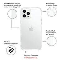Essentials iPhone Pro futrola za telefon, Geo Triangle Green