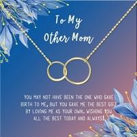 Poklon Set ogrlica i kartica, nakit za Majčin dan za nju, poklon za mamu, privjesak za mamu, pokloni za posebne