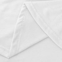 Košulje s dugim rukavima za žene modne žene, čvrste majice s dugim rukavima Ležerne prilike Bijeli XXXL
