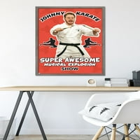 Parkovi i rekreacija - Johnny karate zidni poster, 22.375 34 Uramljeno