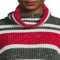 Time and Tru ženski termo džemper sa prugama