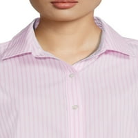 Blu White Blu ženska junska prugasta košulja na dugmad