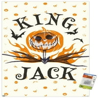 Disney Tim Burton's Noćna mora prije Božića - King Jack zidni poster s pushpinsom, 22.375 34