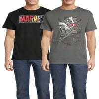 Marvel Venom Morph Logo Ripped muške i velike muške grafičke majice sa kratkim rukavima, pakovanje