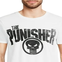 Punisher Lobanja i Logo muške i velike muške grafičke majice, paket