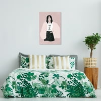 Wynwood Studio Canvas You Go Girl Silhouette Moda i Glam Outfits Wall Art Platno Print Pink Pastel Pink 24x36