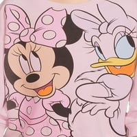 Disney djevojčica Minnie i Daisy grafički Duks, veličine 12m-5T