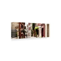 Zaštitni znak likovne umjetnosti 'Francuska Provansalska ulica Uzes' platnena Umjetnost Philippea Hugonnarda