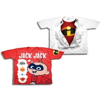 Incredibles Logo & Jack Jack Kratak rukav T-shirt