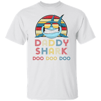 Grafički America Daddy Shark Shirt za tata Dan očeva muške T-Shirt