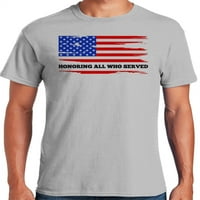 Grafička Amerika 4. jula uznemirena kolekcija muških majica američke zastave