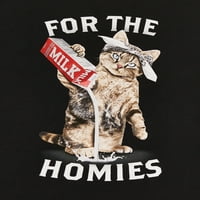 Muška za Homies cat Humor kratka rukava grafička majica, do veličine 3XL