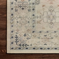 Loloi II Hathaway štampani orijentalni bež tepih za više površina