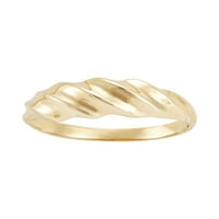 Brilliance Fine Jewelry ženski prsten od žutog zlata od 10k, Veličina 7