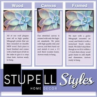 Stupell Industries nijanse sive apstraktni organski oblici akvarel siva uokvirena Daphne Polselli