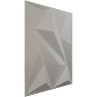 Ekena Millwork 5 8 W 5 8 H Marquise EnduraWall dekorativna 3d zidna ploča, teksturirana metalik srebrna