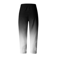 Gacuwne pantalone za žene Ležerne prilike ljetne hlače u redovnim fit dugim hlačama Lounge pantalone Duge