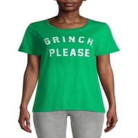 Siva Grayson socijalne ženski odmor kratki rukav grafički T-Shirt