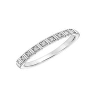 Keepsake Carat T. W. dijamantski prsten za godišnjicu u Sterling srebru