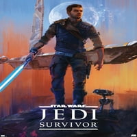 Star Wars: Jedi: Survivor - Deluxe ključni umjetnički zidni poster, 22.375 34
