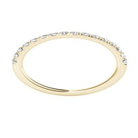 Carat T. W. Diamond 14kt vjenčani prsten od žutog zlata