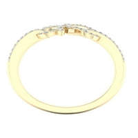 Imperial 1 6Ct TDW dijamant 10k prsten od žutog zlata