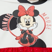 Djevojke Minnie Mouse Cosplay Haljina Sa Kratkim Rukavima, Veličine 4-12