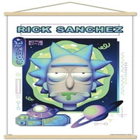 Rick i Morty - Rick Sanchez zidni poster sa magnetnim okvirom, 22.375 34