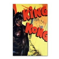 Zaštitni znak likovne umjetnosti' King Kong 7 ' platno Art Od Lantern Press