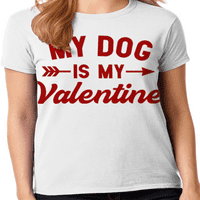 Grafička Amerika dan zaljubljenih psi i mačke praznik životinja ljubav Ženska kolekcija grafičkih majica