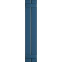 Ekena Millwork 1 4 W 76 H True Fit PVC Dvostrana ploča-N-letten kapke, boravak plava