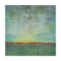 Zaštitni znak likovne umjetnosti' Abstract Sunrise Landscape ' platno Art Jean Plout